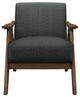 Verona Accent Chair, Dark Gray