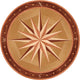 Chatham Wood Medallion, 36" Unfinished, 5/16" Thick