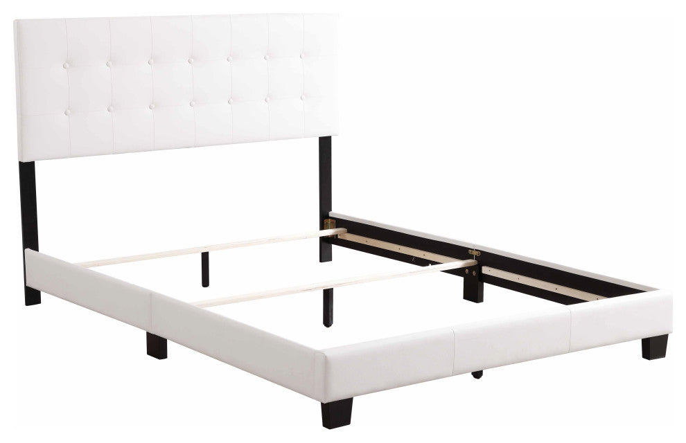 Caldwell Bed, White, Queen