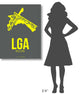 "LGA New York Poster 1" Fine Art Print
