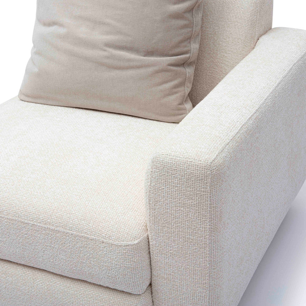 Perry Chenille Modular Corner Chair, Raf
