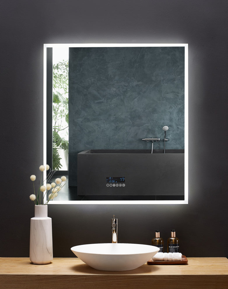 Immersion LED Frameless Mirror, 36"