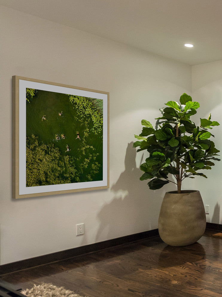 "Lake Fun" Framed Print by Karolis Janulis