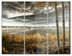 "Pier in Brown Lake" Photo Metal Wall Art, 3 Panels, 36"x28"
