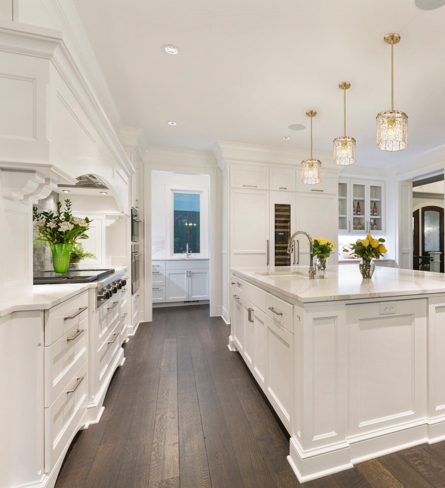 Z-Lite 1943P8-MGLD 1 Light Pendant, Modern Gold