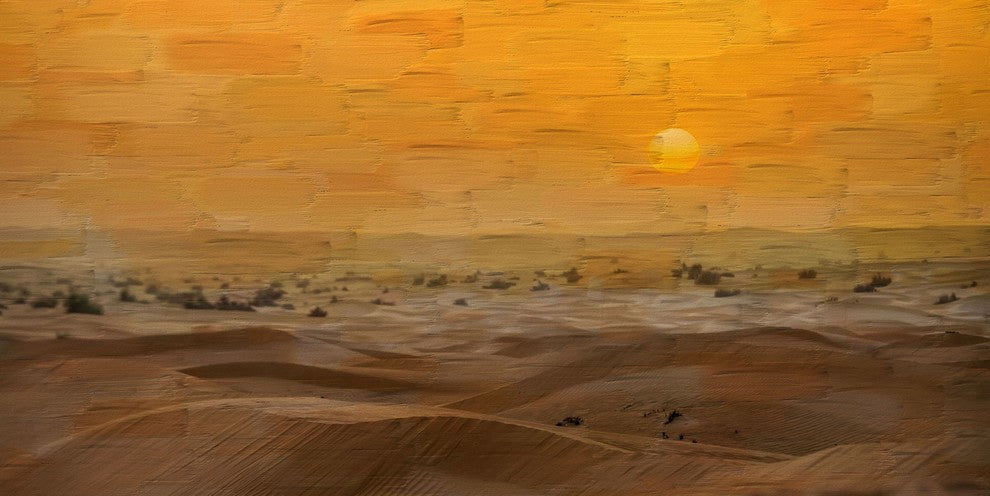 "Tarfaya" Print on Canvas, 45"x22.5"