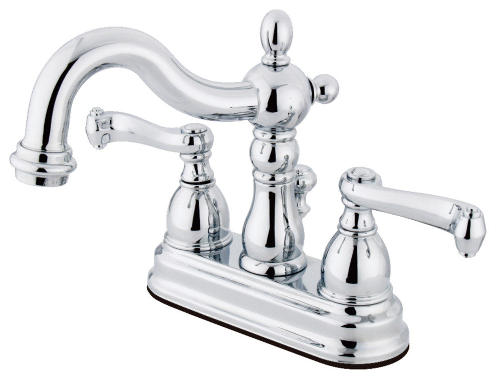 Kingston Brass 4" Centerset Bathroom Faucet, Polished Chrome