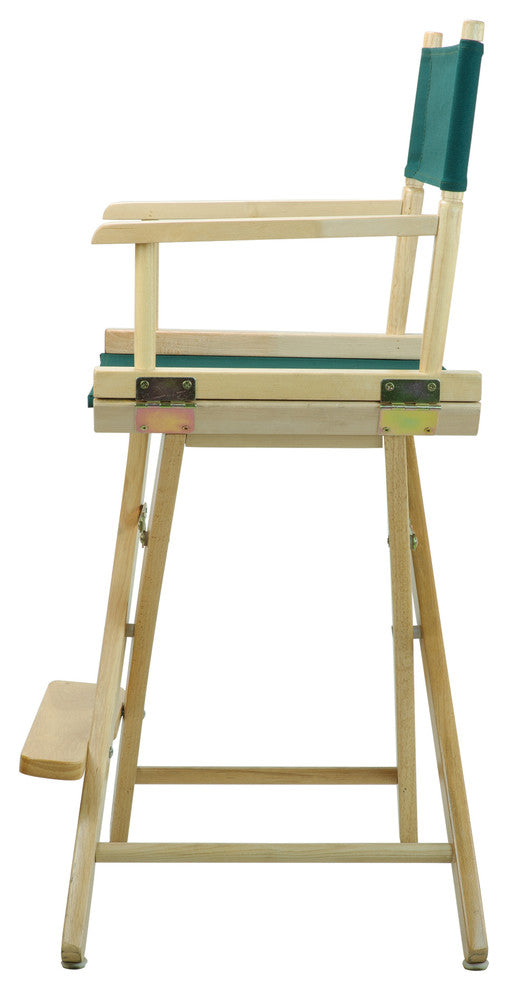 024" Director's Chair Natural Frame-Hunter Green Canvas