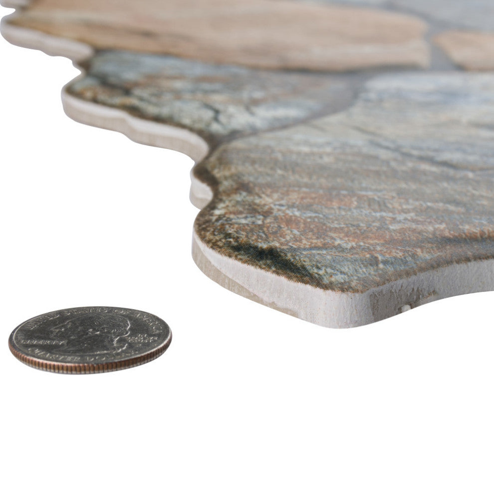 Canet Marron Porcelain Floor and Wall Tile