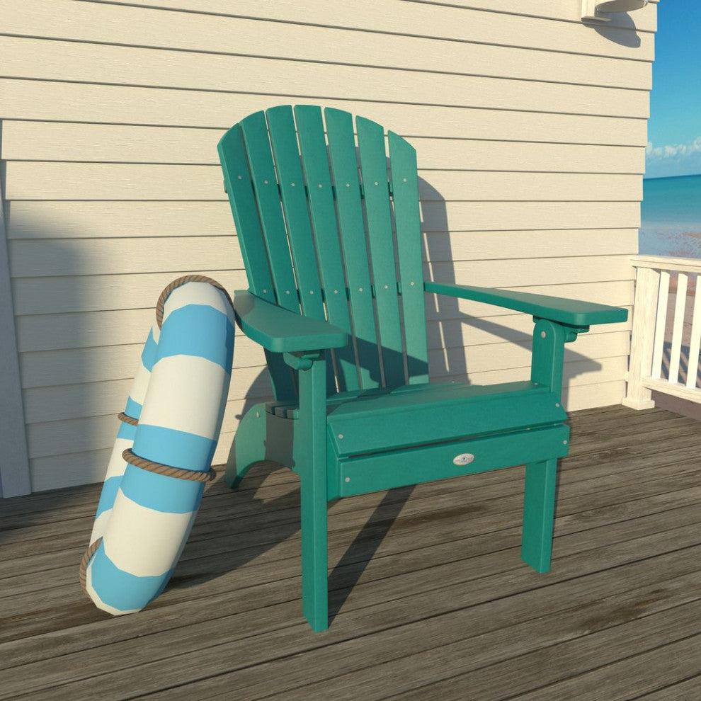 Waterfall Comfort Height Adirondack Chair, Seashell Blue