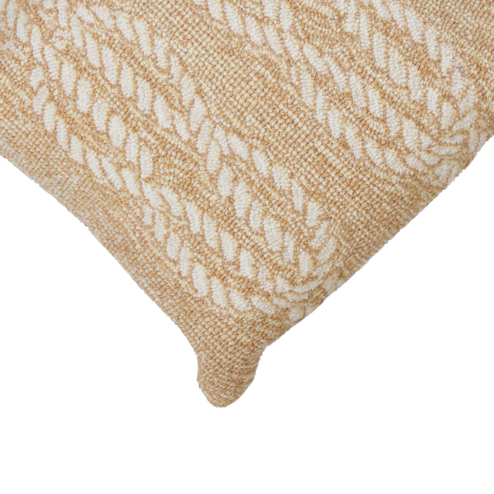 Frontporch Ropes Indoor/Outdoor Pillow 18" Square, Neutral