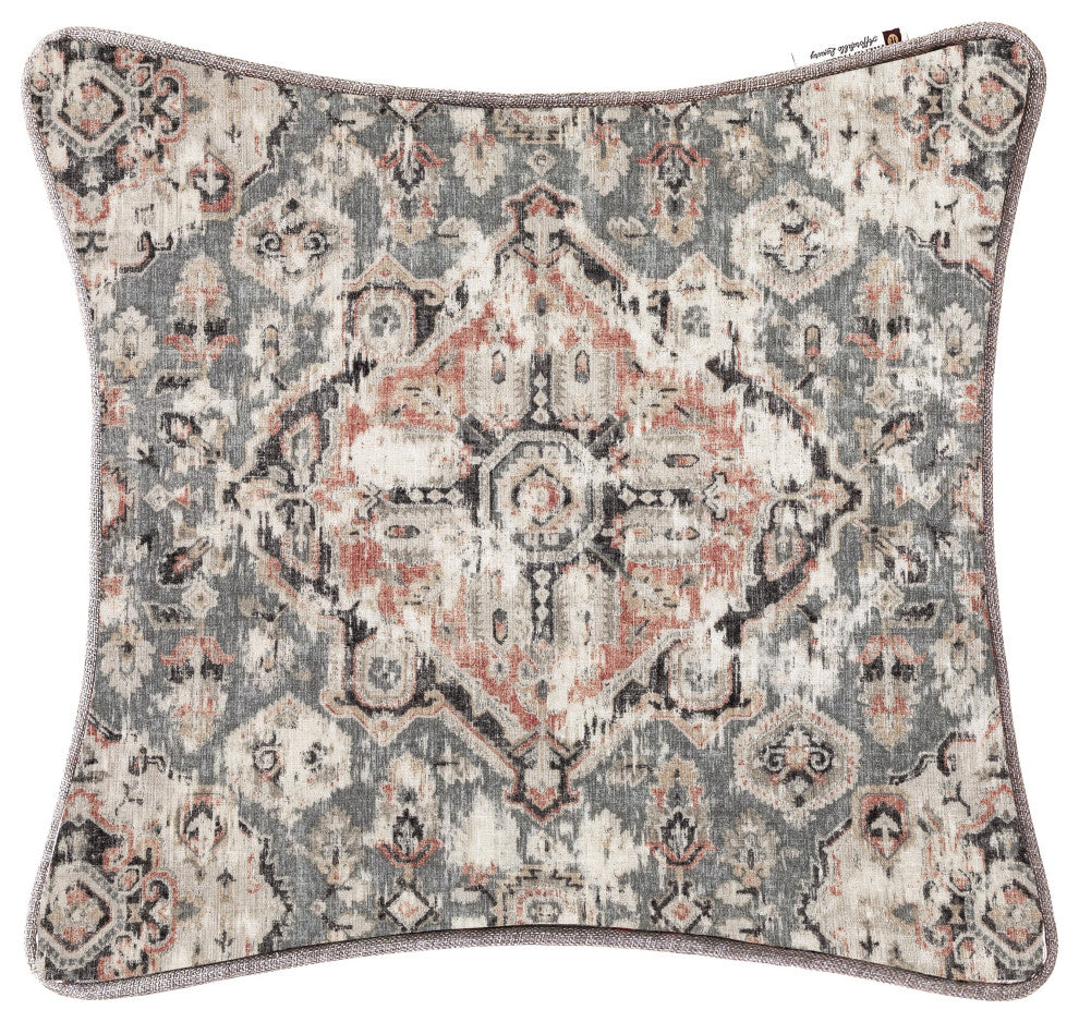 Carmen Vintage Kilim Euro Sham, 27"x27"
