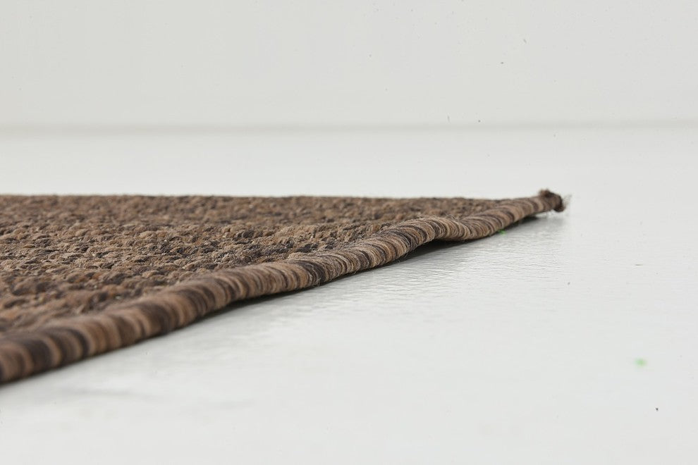 Unique Loom Light Brown Solid Outdoor 2' 0 x 6' 0 Runner Rug