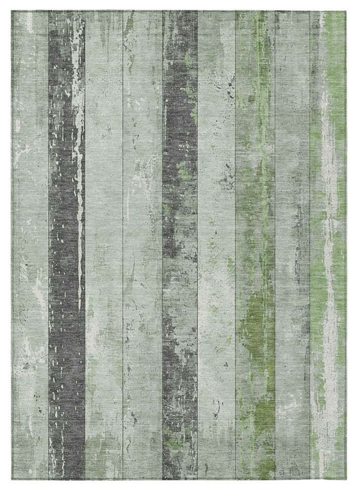 Machine Washable Indoor/Outdoor Chantille ACN1868 Aloe 3' x 5' Rug
