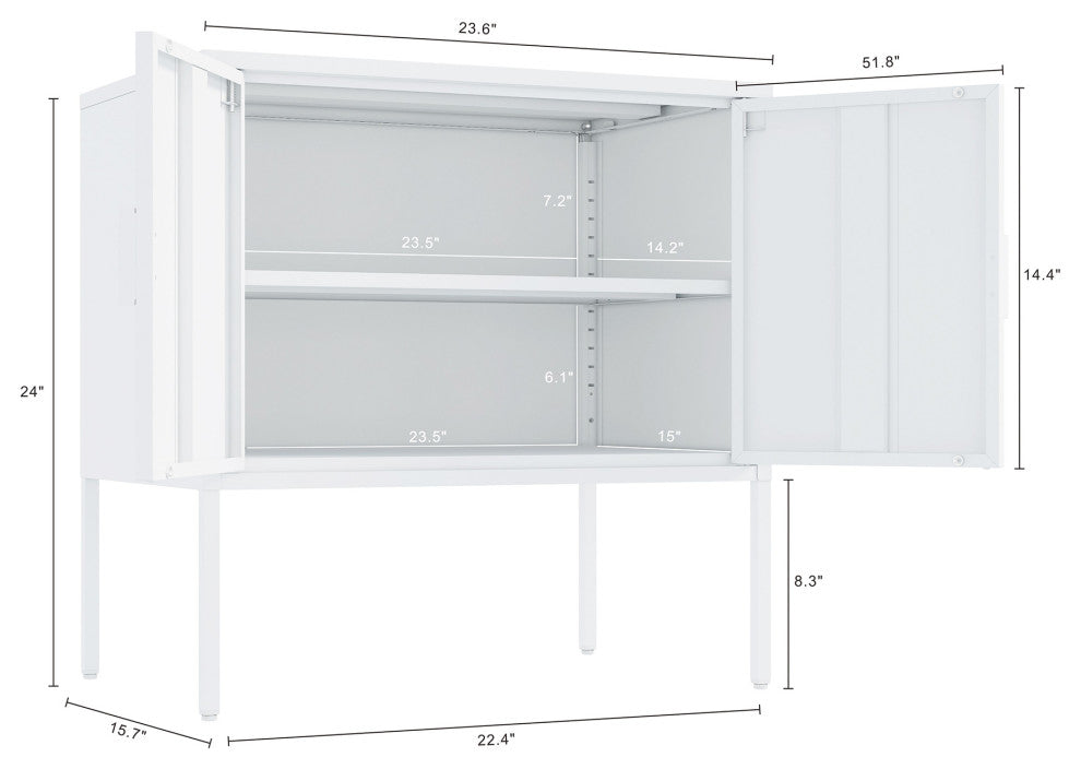 Manhattan Comfort Ava 23.6" Accent Cabinet