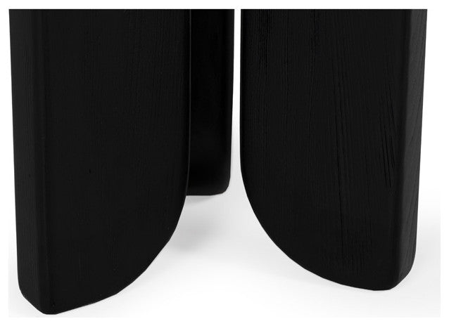 Hemi Solid White Oak Side Table