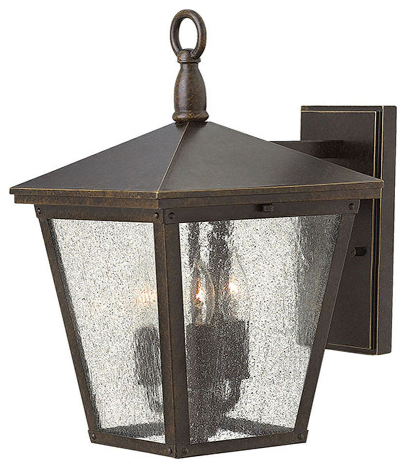 Hinkley Trellis Medium Wall Mount Lantern, Regency Bronze