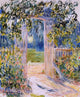 Claude Oscar Monet A Garden Gate - 20" x 25" Premium Canvas Print