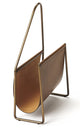 Rupert Leather Magazine Basket