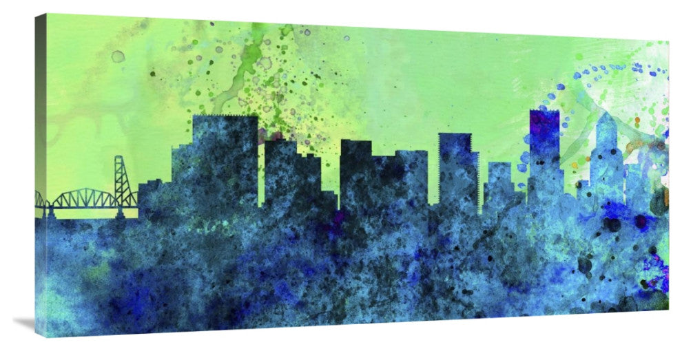 "Portland City Skyline" Fine Art Print