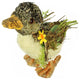 Brown, Ivory and Orange Standing Duck Spring Table Top Decoration, 2.5"x5"x5.75"