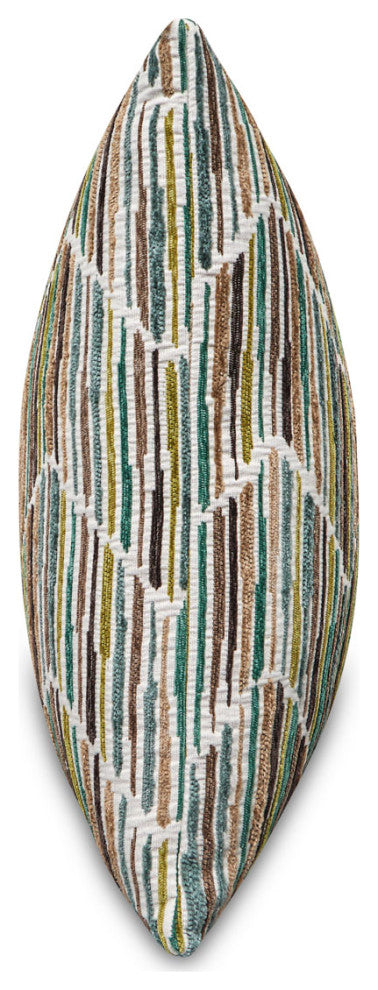 Eden Augusta 19" Square Throw Pillow, Set of 2, Seagrass