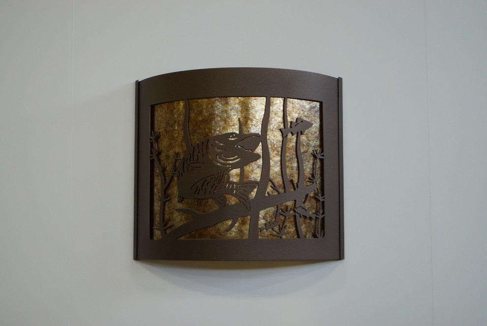 Musky Decorative Sconce, Facing Right, 14"