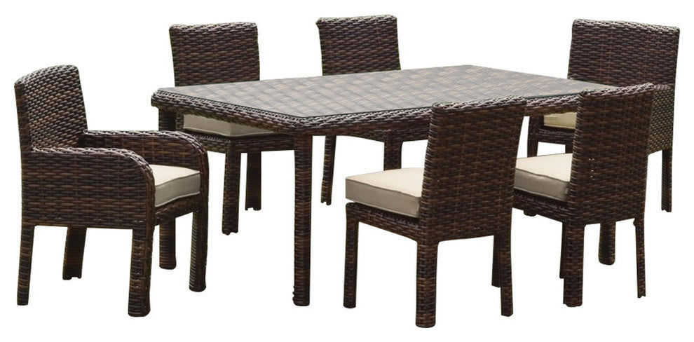 St. Tropez Rectangular Dining Set, Pool
