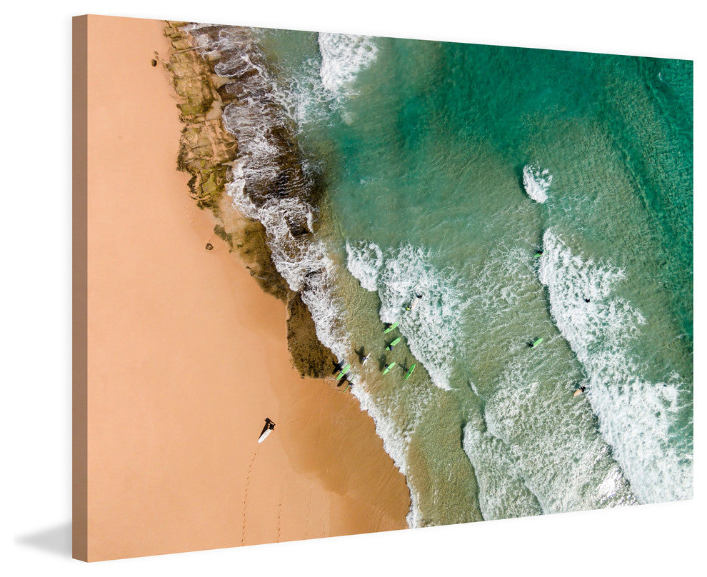 "The Waves" Print on Canvas by Karolis Janulis