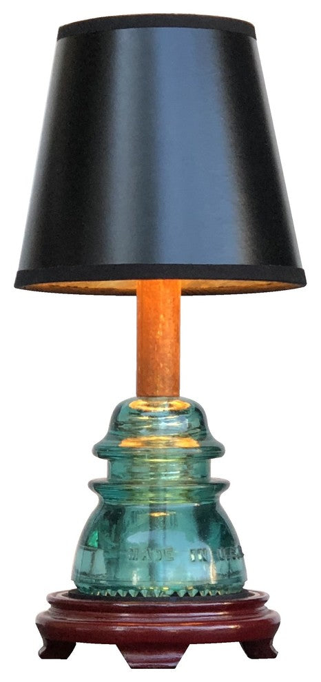 Insulator Light Table Lamp, LED 120V/6W 500 Lumens, Blue