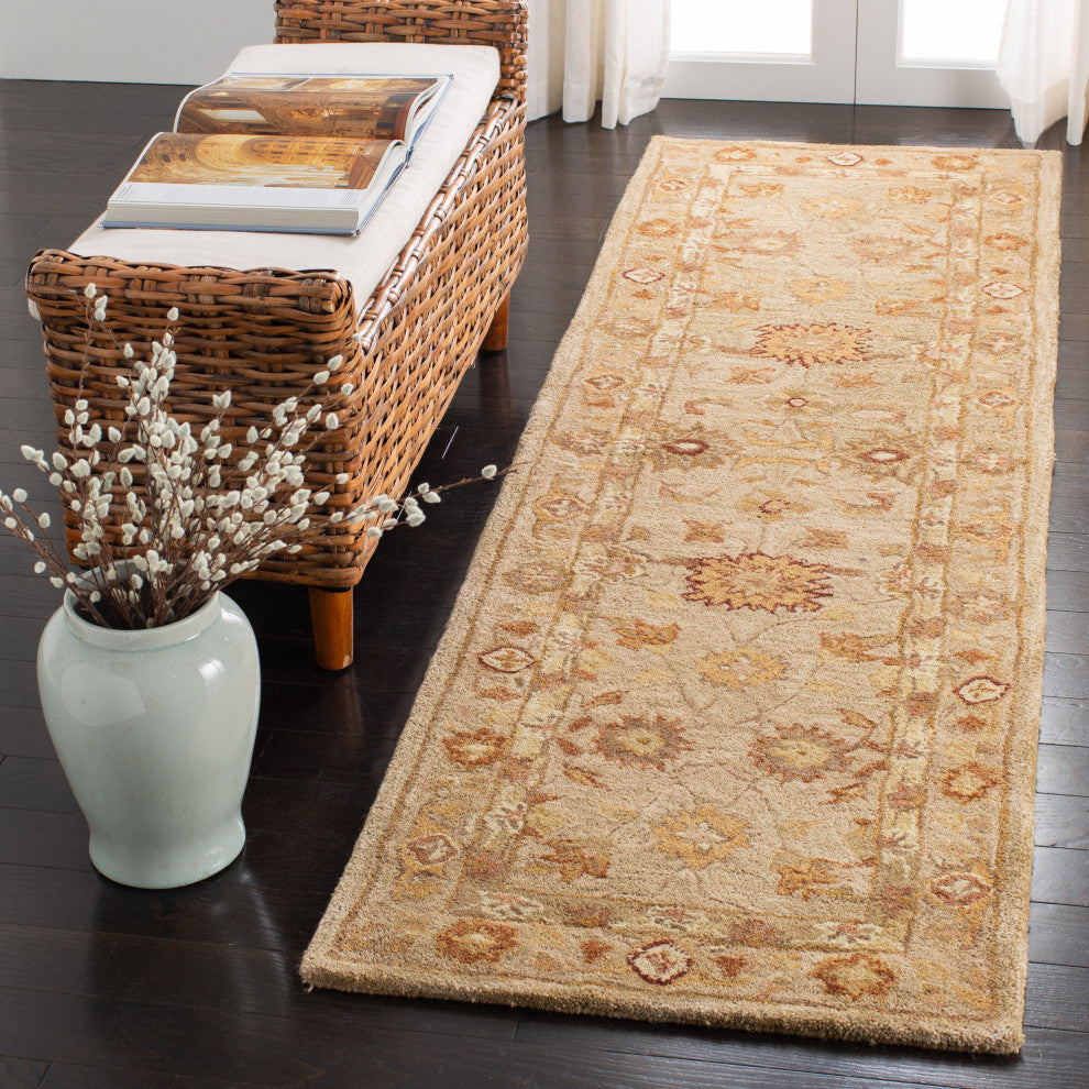 Safavieh Anatolia An556K Rug, Sage/Sage, 2'3"x10'0" Runner