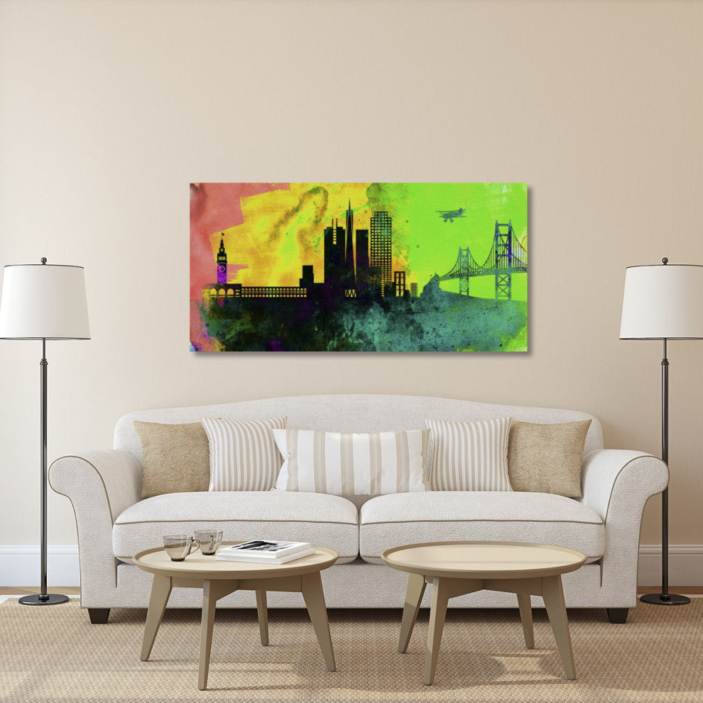 "San Francisco City Skyline" Fine Art Print