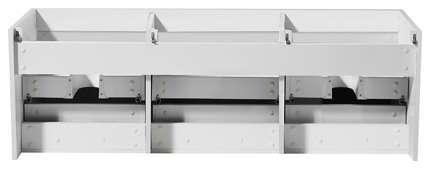 Fresca Mezzo 60" White Wall Hung Single Sink Cabinet