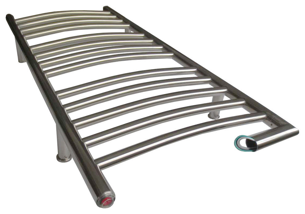 Ancona Svelte Hardwired Towel Warmer, Polished Stainless Steel