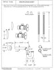 Standard Pedestal Lavatory Kit With Round Handles, Powder Coated White