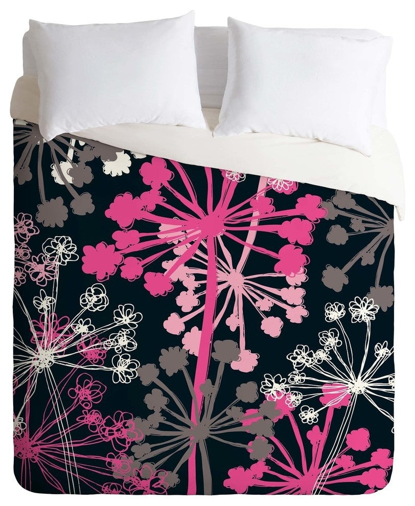 Deny Designs Rachael Taylor Cow Parsley Duvet Cover - Lightweight