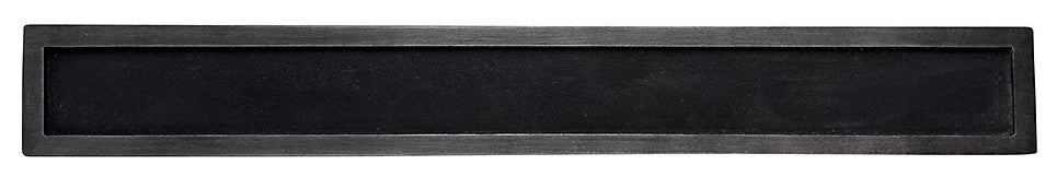 Border 18" Entryway Door Pull, Charcoal