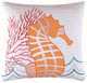 Tropic Escape Seahorse Pillow by C & F