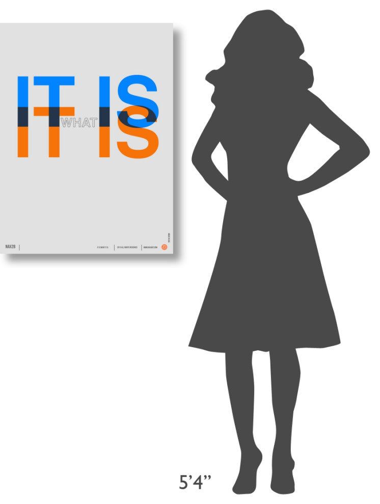"It is what It is" Poster Fine Art Print