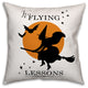Free Flying Lessons Throw Pillow