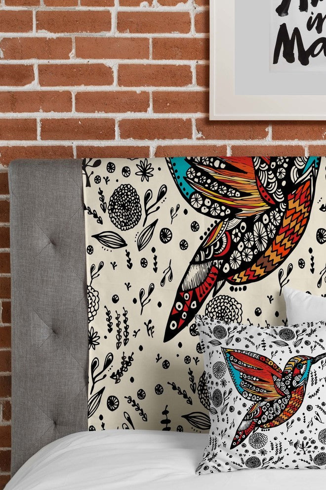 Deny Designs Julia Da Rocha Humming Bird In Paradise Tapestry
