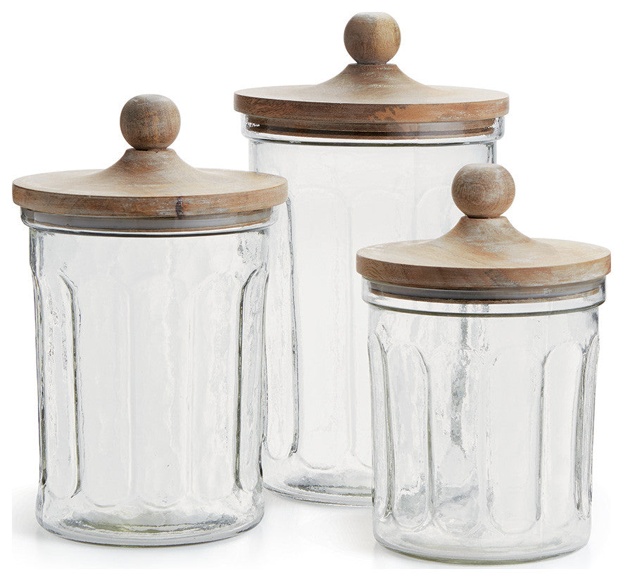 Olive Hill Canisters, Set of 3