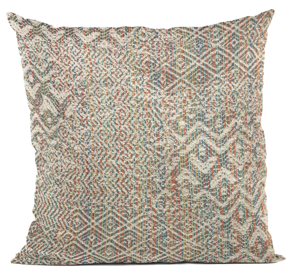 Plutus Multi-Color Fave Abstract Luxury Throw Pillow, 16"x16"