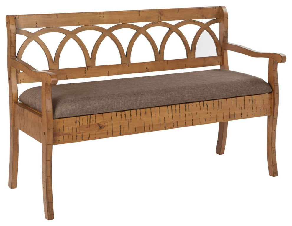 Entryway Storage Wooden Bench