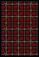 Games People Play Rug, Saint Andrews, 7'8"x10'9", Lumberjack Red