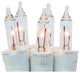 Clear Perm-O-Snap Mini Christmas Lights, White Wire, Set of 50
