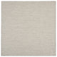 Nourison Courtyard 4' x Square Ivory/Silver Modern Rug