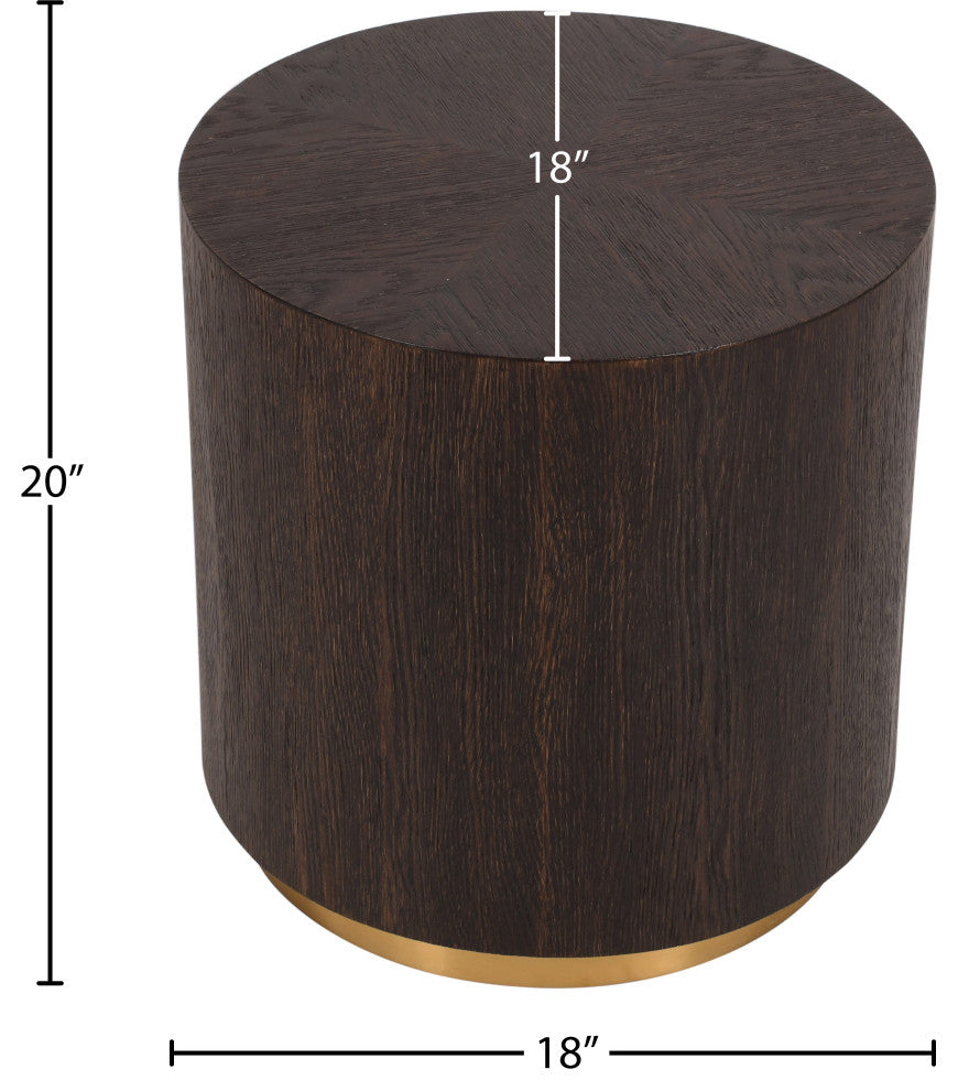 Nile Brown Oak End Table
