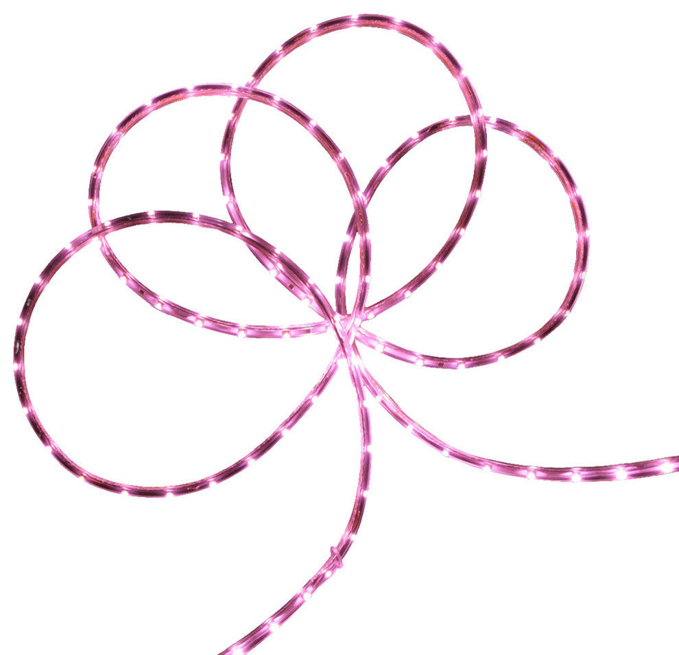 30' LED Indoor/Outdoor Christmas Linear Tape Lighting, Pink