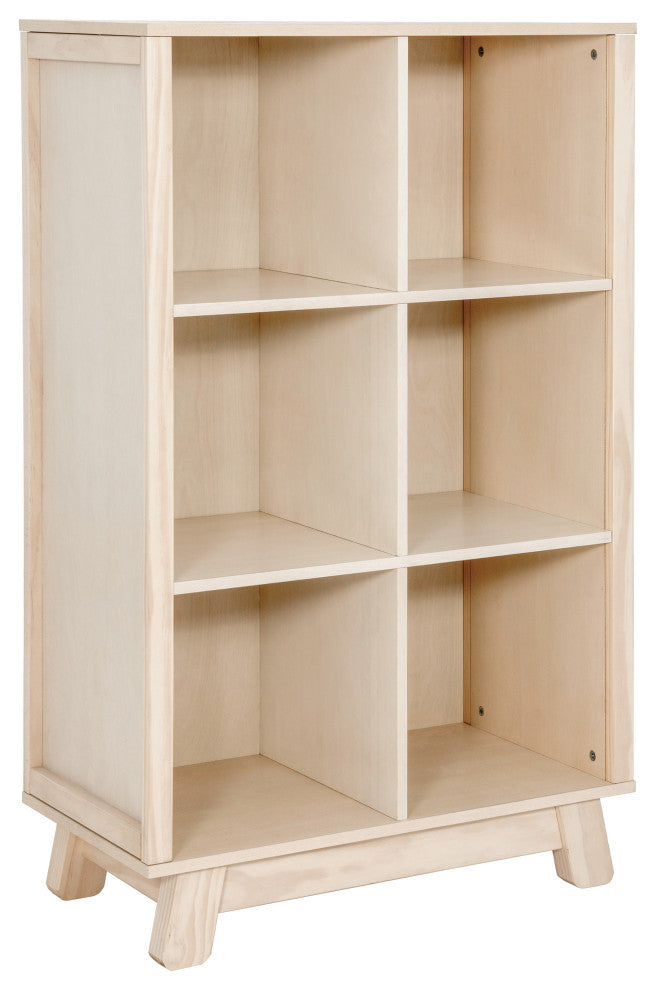 Hudson Cubby Bookcase, Washed Natural